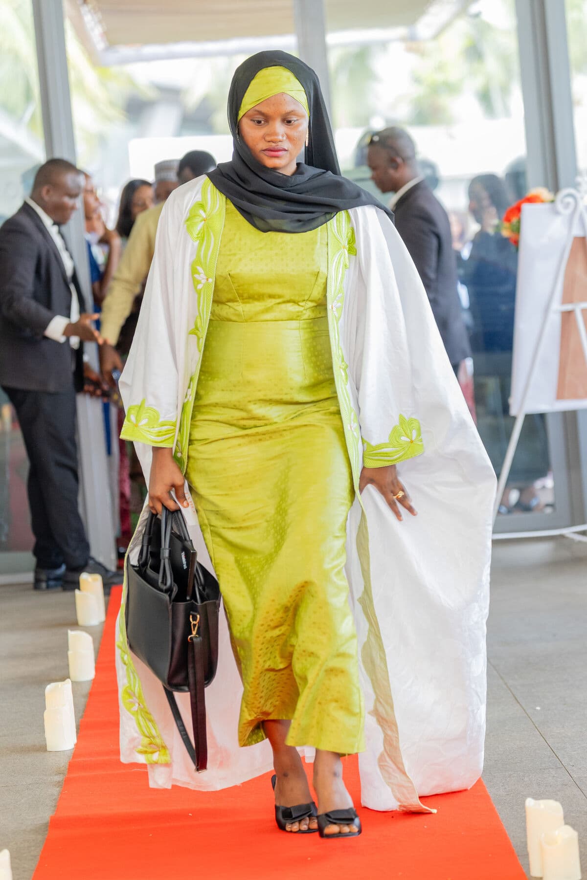 Accueil sur le tapis rouge